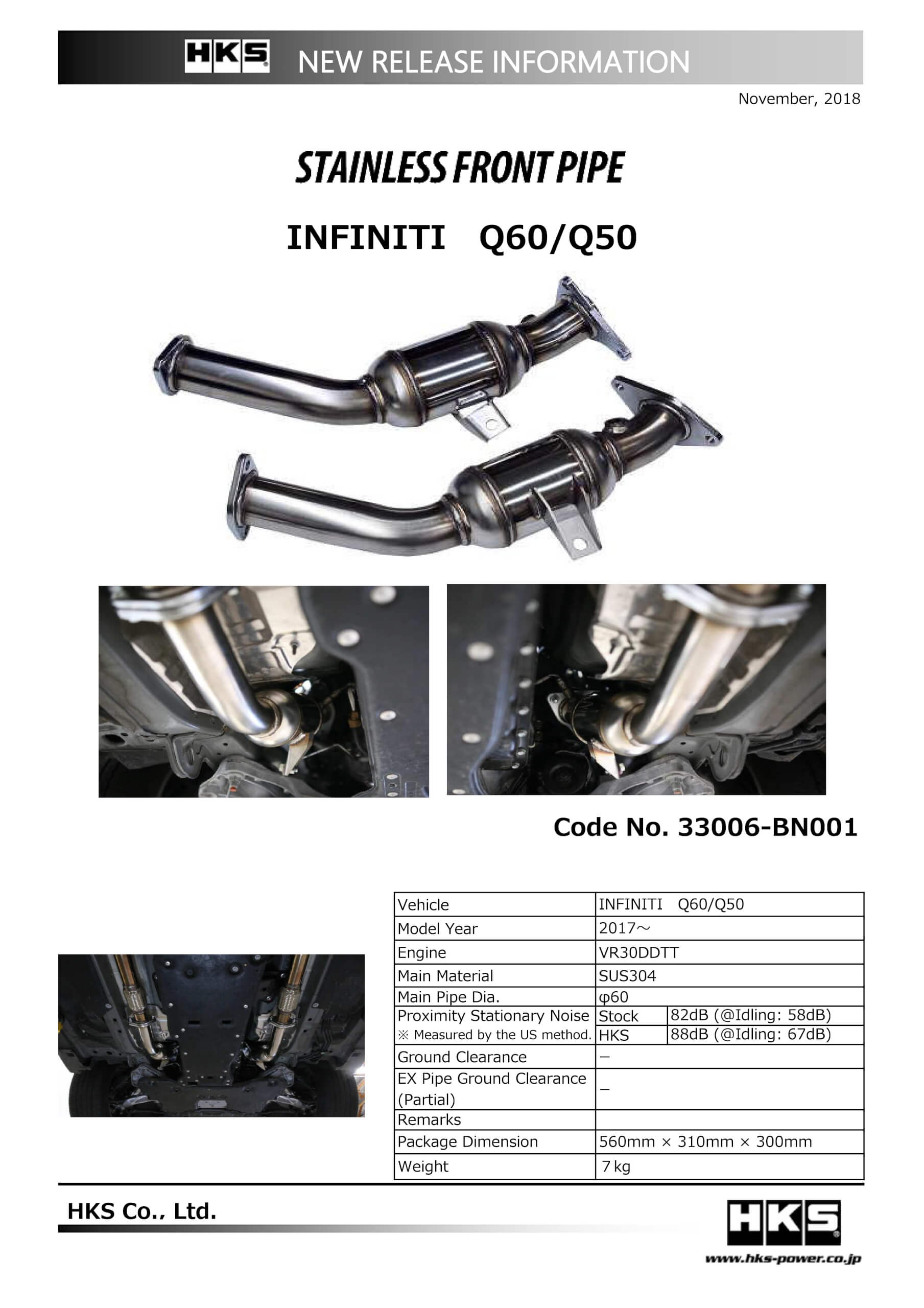 STAINLESS FRONT PIPE for INFINITI Q60Q50.jpg