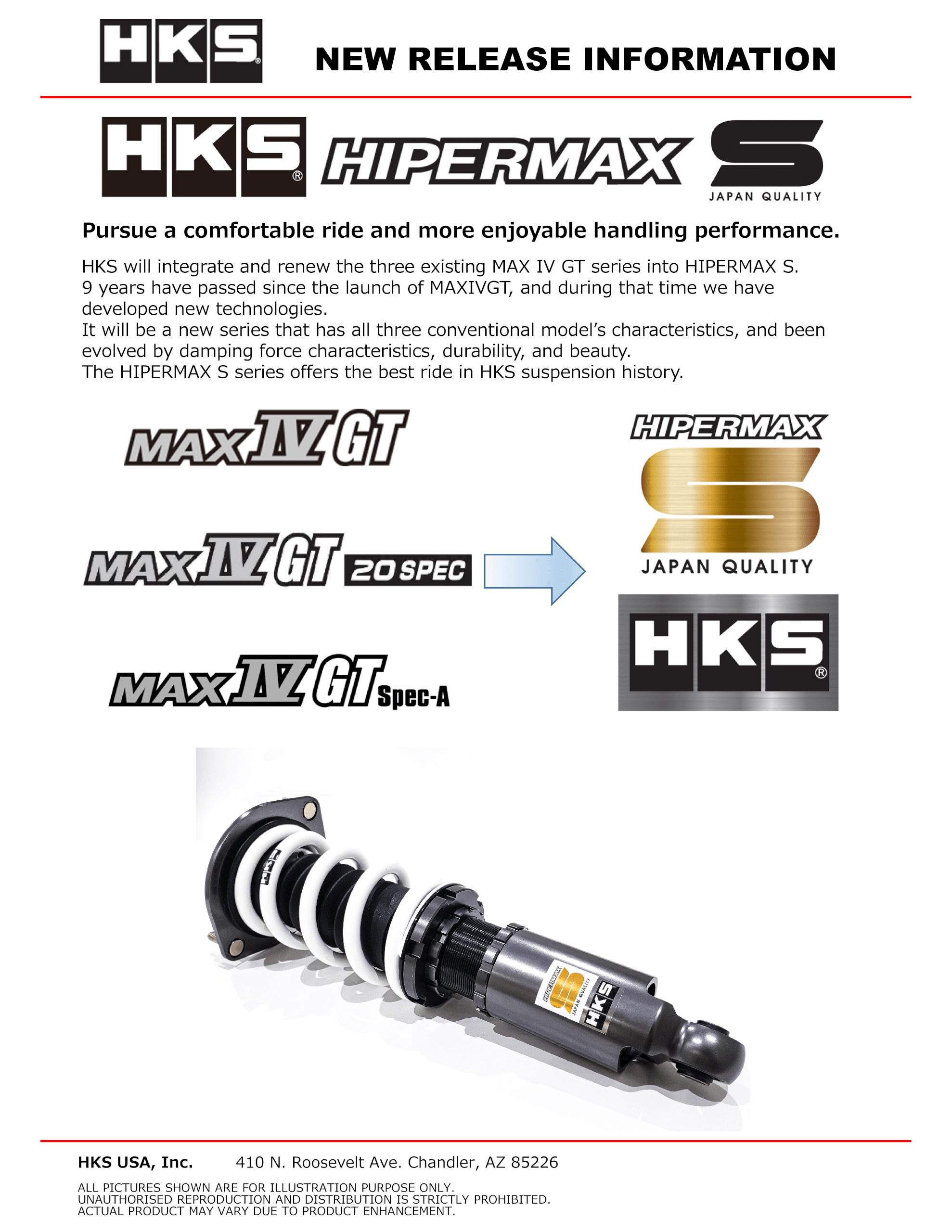 HKS New Coilover series 